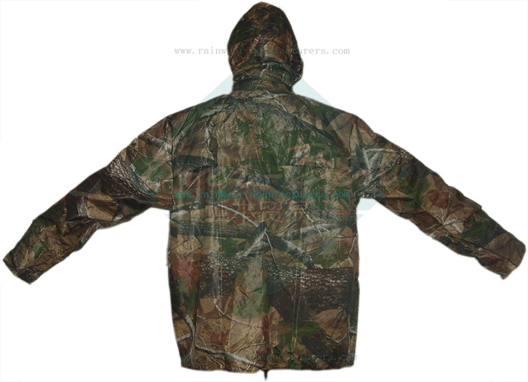 Camouflage mountain bike jacket-nylon rain jacket-nylon raincoat